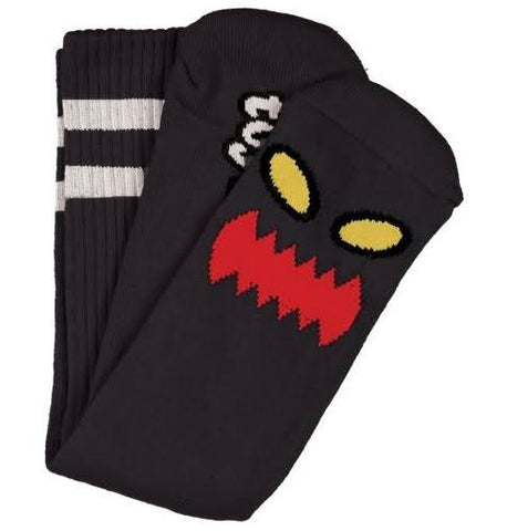 Toy Machine Socks Monster Face Black